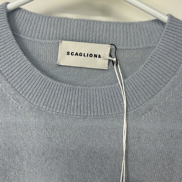 scaglione NWT wool cashmere sweater women’s medium - Picture 2 of 4
